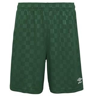 Umbro Men's Checkered Short Forest Green Large