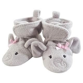 Hudson Baby Unisex Cozy Fleece Booties Pretty Elephant 18-24 Months