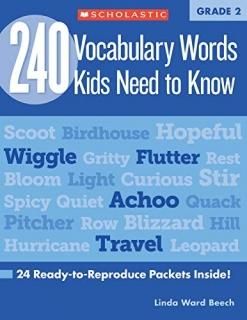 240 Vocabulary Words Kids Need to Know Grade 2 24 Ready-to-reproduce Packets Tha