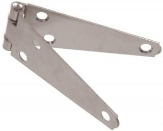 The Hillman GroupThe Hillman Group 851825 4 Heavy Strap Hinge - Stainless Steel 