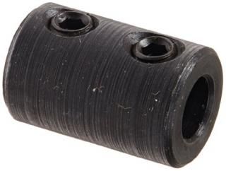 Climax Part RC-025 Mild Steel Black Oxide Plating Rigid Coupling 1/4 inch bore 1