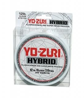 Yo-Zuri 275-Yard Hybrid Monofilament Fishing Line Clear 5.4kg
