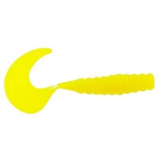 7.6cm  Yellow - PowerBait FW Power Grubs Fishing Bait