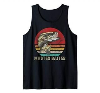 Master Baiter Funny Bass Fishing Gifts for Catching Fish Tank Top