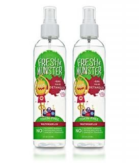 Fresh Monster Detangler Spray For Kids Watermelon  Toxin-Free Hypoallergenic & N
