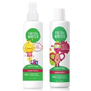 Fresh Monster Kid's Detangler Combo with Shampoo Watermelon