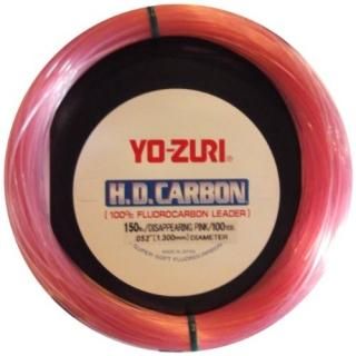 18kg - Yo-Zuri 30-Yard HD Fluorocarbon Leader Pink 18kg