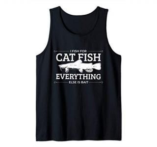 Fishing Catfish Sport Fishing Rod Reel Fish Fisherman Tank Top