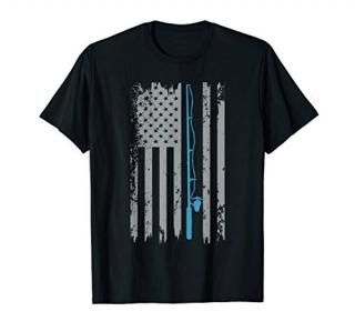 American Flag Fishing Shirt Vintage Fishing Tshirt