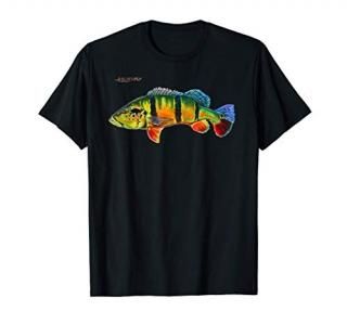 Peacock Bass Fishing Fish Shirts & Hoodies by Black Fly T-Shirt