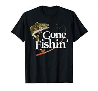 Gone Fishin' apparel Fisherman lover angler Fish T-Shirt