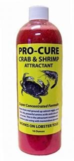Pro-Cure Crab and Shrimp Attractant Bait Oil 16 Ounce