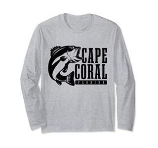 Cape Coral Florida Fishing Fisherman Long Sleeve T-Shirt