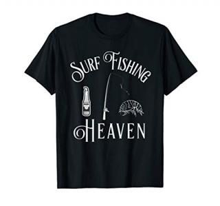 Surf Fishing Heaven Beer Sand Fleas T-Shirt