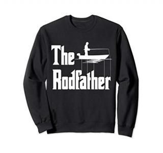 The Rodfather Funny Fishing Sweatshirt Gift for Fisherman