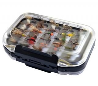 40 go-to fly collection + Waterproof box - Outdoor Planet Go-to Dry Fly Wet Fly 