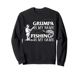 GRUMPA is my name - Fishing is my game Tshirt