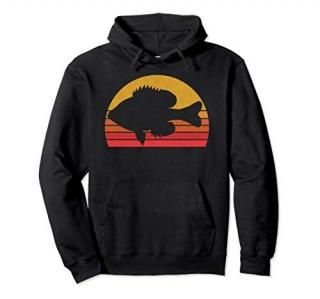 Bluegill Fishing - Panfish Retro Fisherman Gift Pullover Hoodie