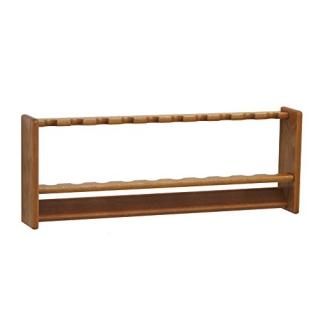 Wooden Mallet Pool Cue Rack 10 Cue Medium Oak
