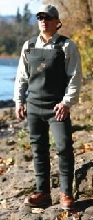 Large Long - Caddis Men's Green Neoprene Stocking Foot Wader