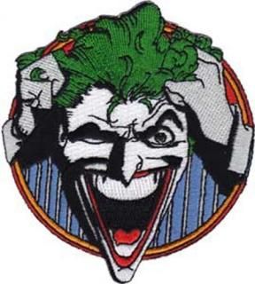 The JOKER Application Laughing PATCH Officially Licensed DC Villain Artwork Iron