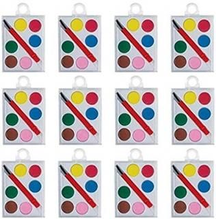 Amscan Party Perfect Watercolour Paint Set Favours Multicolor 6cm x 3.8cm