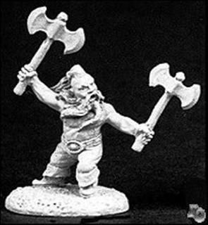 Dorn Ironspike - Male Fighter w/Axe & Shield