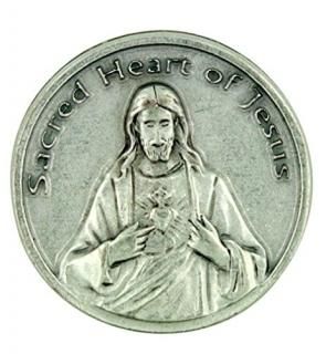 The Sacred Heart of Jesus ChristСȡݥåȥȡwith Prayer Back
