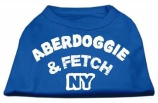 Mirage Pet Products 51-01 XSBL Aberdoggie NY Screenprint Shirts Blue XS - 8