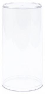 Round Acrylic Display Cases for Dolls Bears Action Figures - 4 x 8