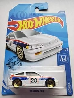 Hot Wheels 2020 Honda Series 5/5 - &#39;88 Honda CR-X White 123/250