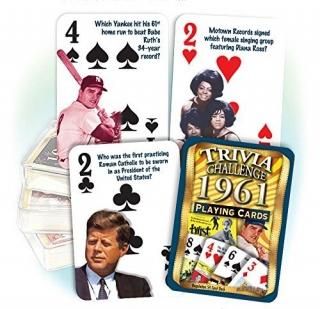 Flickback 1961?Trivia Playing Cards