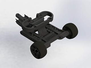 ARRMA AR320255 Wheelie Bar Set Nero