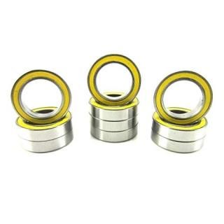 TRB RC 12x18x4mm Ball Bearings 6701-2RS 10 Yellow