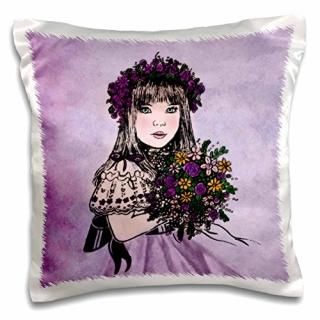 3dDoreen Erhardtǥ󥰥쥯??Vintage Flower Girl in aѡץɥ쥹with Floral Bouq