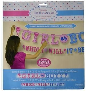 Amscan Party Jumbo Letter Banner Kit One Size Multicolor