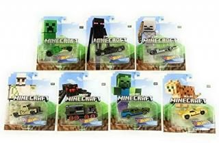 Hot Wheels 2020 164 Gaming Characters Cars Minecraft Complete Set of 7