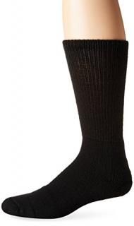W10.5-13/M9-12.5 Black - Thorlos Unisex Tennis Crew Socks