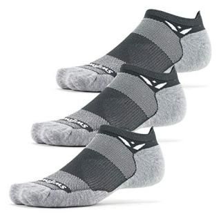 Swiftwick- MAXUS ZERO Tab 3 Pairs Running & Golf Socks Maximum Cushion Gray Medi