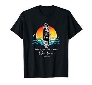 Laniakea Turtle Beach North Shore Oahu Hawaii Souvenior T-Shirt