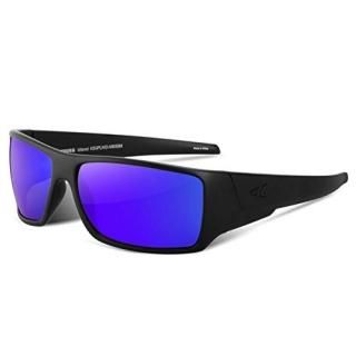 KastKing Iditarod Polarized Sport Sunglasses for Men and Women Matte Blackout Fr