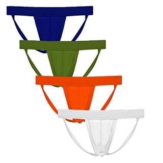 Summer Code Men's Athletic Supporter Performance Jockstrap Elastic Waistband Und