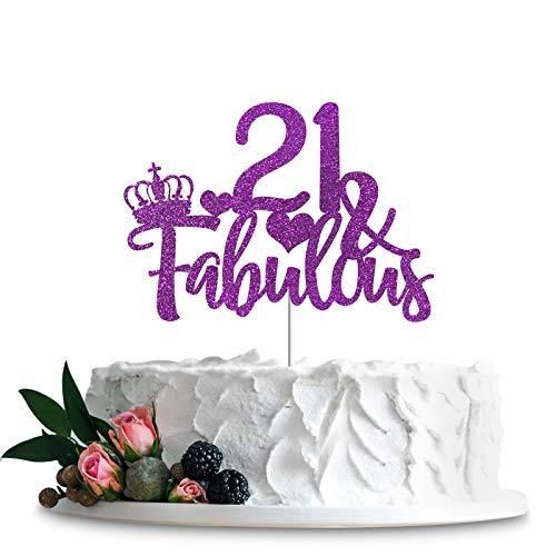 Amazon.co.jp: Sweet 16 ケーキトッパー 16th グリッターケーキ
