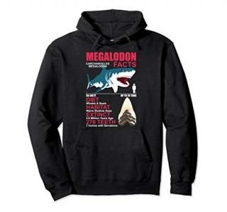 Megalodon Animal Activist Shark Lover Pullover Hoodie