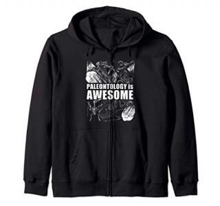 Fossil hunters awesome paleontology Zip Hoodie