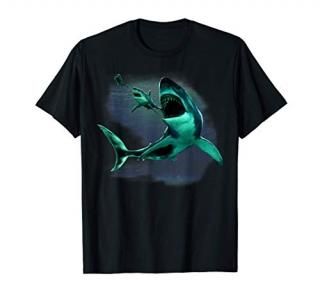 Scuba Diver Great White Shark & Megalodon Shark Diving T-Shirt