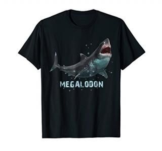 Megalodon Giant Shark T-Shirt Gift