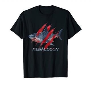 Megalodon Giant Shark T-Shirt Gift