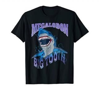 Shark t-shirt Megalodon Monster Great White Shark shirt