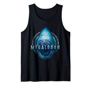 Megalodon Giant Shark T-Shirt Gift Tank Top
